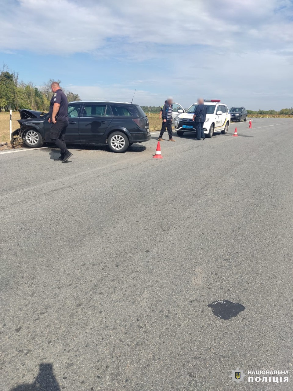 На Харківщині внаслідок ДТП одна людина загинула, ще четверо постраждали