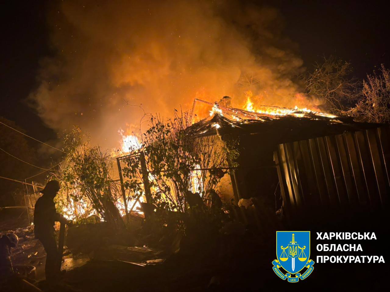 Вранці ворог здійснив авіаатаку по селу у передмісті Харкова: постраждали троє людей