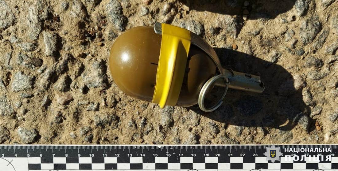 У Чугуєві на Харківщині затримали чоловіка з гранатами