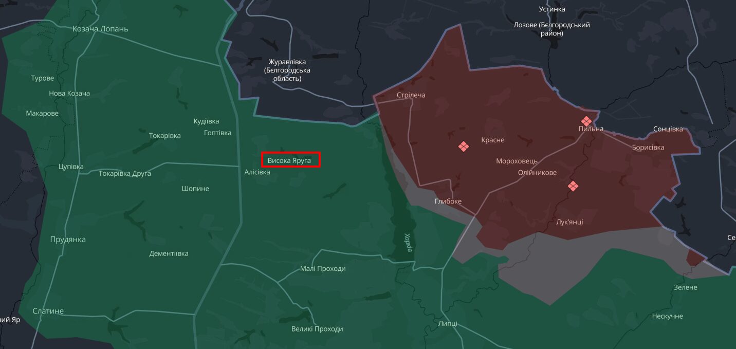 На Харківському напрямку росіяни намагаються створювати тиск на підрозділи Сил оборони в напрямку Високої Яруги – Генштаб ЗСУ