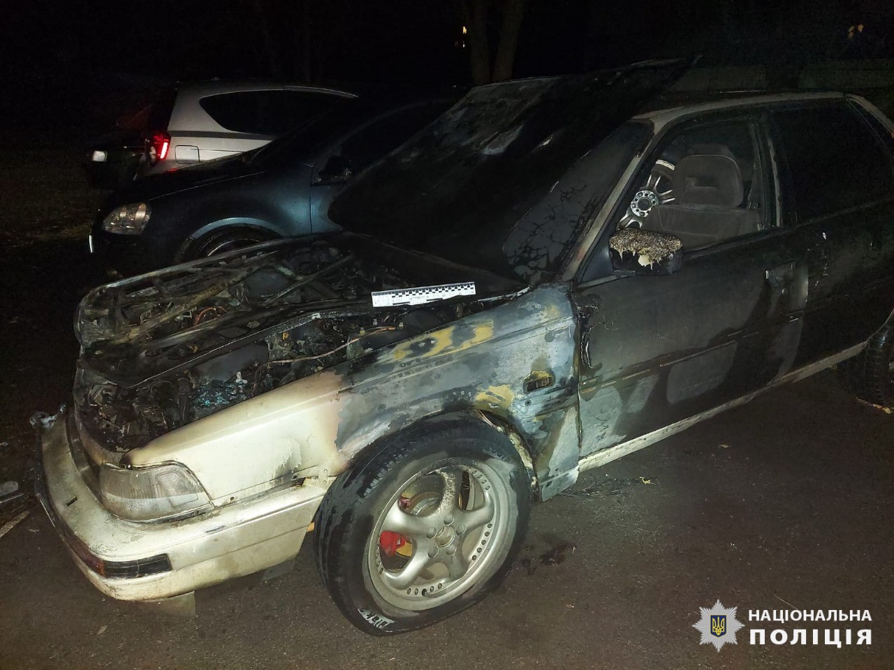 У Чугуєві затримано чоловіка, який підпалив авто українського захисника