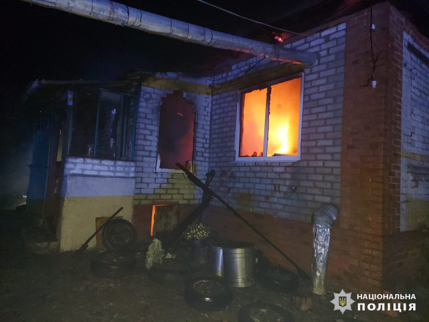 На Харківщині внаслідок пожежі загинув чоловік