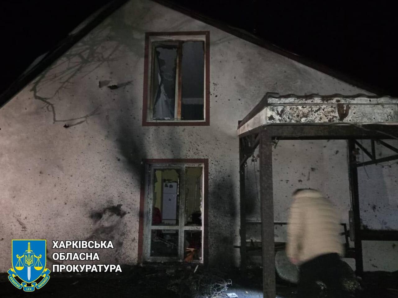 Мирна мешканка постраждала внаслідок ворожого удару по Чугуївщині