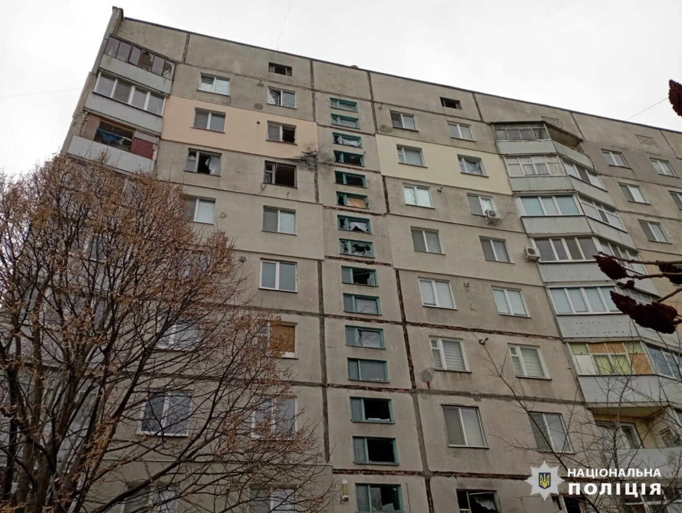 Протягом доби через російські обстріли дістав поранення цивільний чоловік: поліція Харківщини задокументувала наслідки