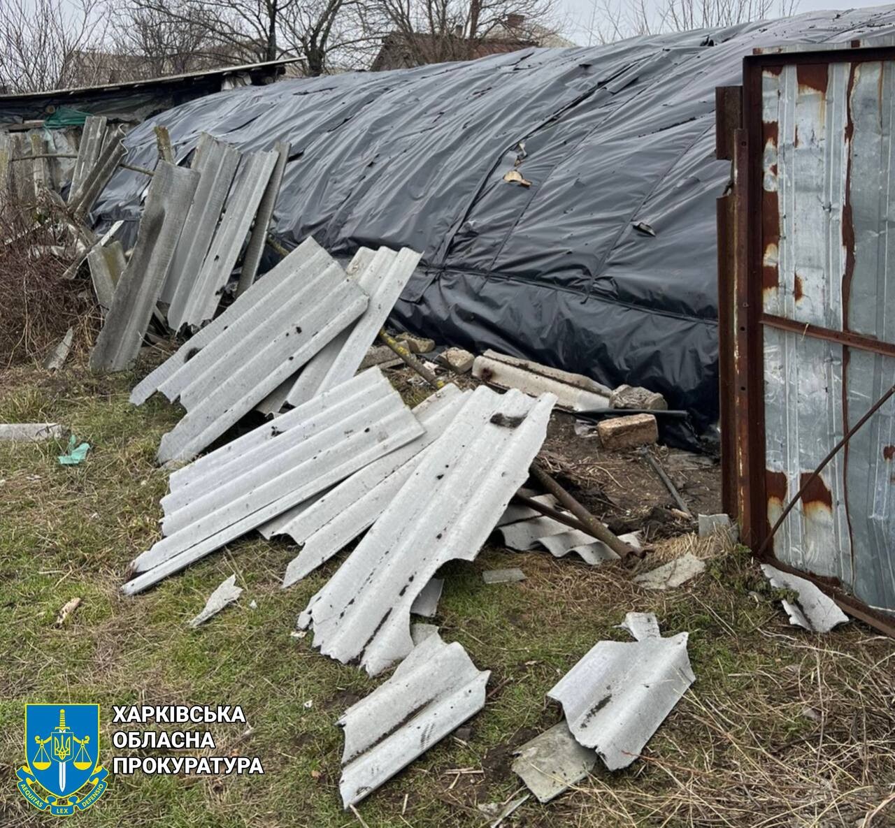 Правоохоронці зафіксували наслідки ворожих атак БпЛА по Чугуївщині