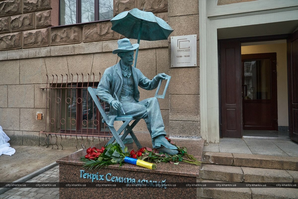У Харкові відкрили пам’ятник Генріху Семирадському