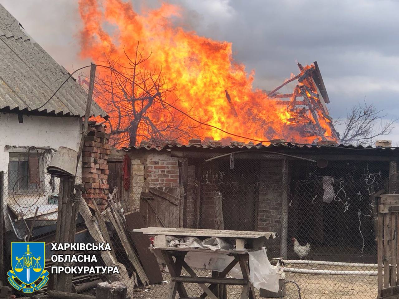Правоохоронці зафіксували наслідки ворожих атак по Харківщині, через які постраждали троє мирних мешканців
