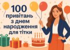 100 привітань з днем народження для тітки