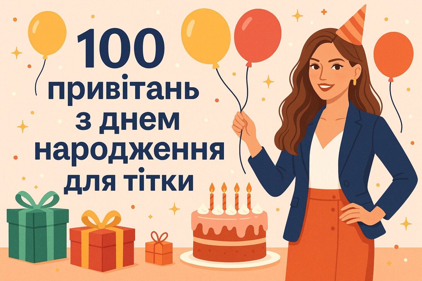 100 привітань з днем народження для тітки