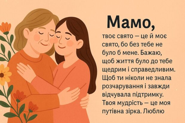 Мамо, твоє свято — це й моє свято, бо без тебе не було б мене.