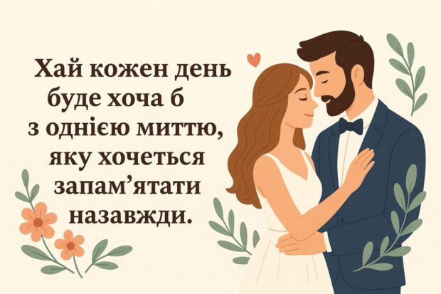Хай кожен день буде хоча б з однією миттю, яку хочеться запам’ятати назавжди.