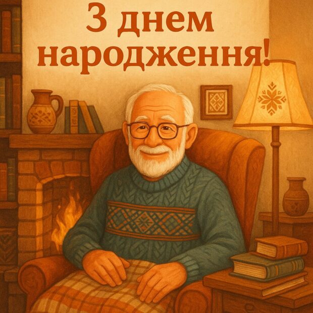Дідусю, з кожним роком твоя мудрість тільки зростає. З Днем народження! 