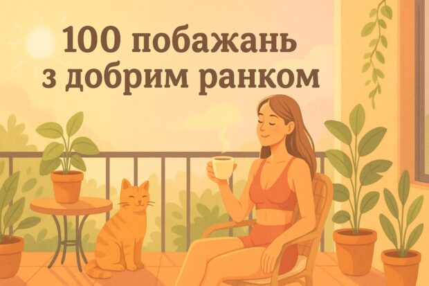 100 побажань з добрим ранком