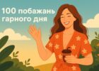 100 побажань гарного дня