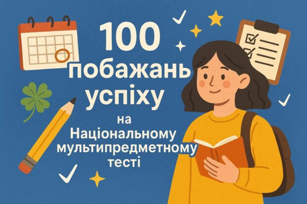 100 побажань успіху на НМТ
