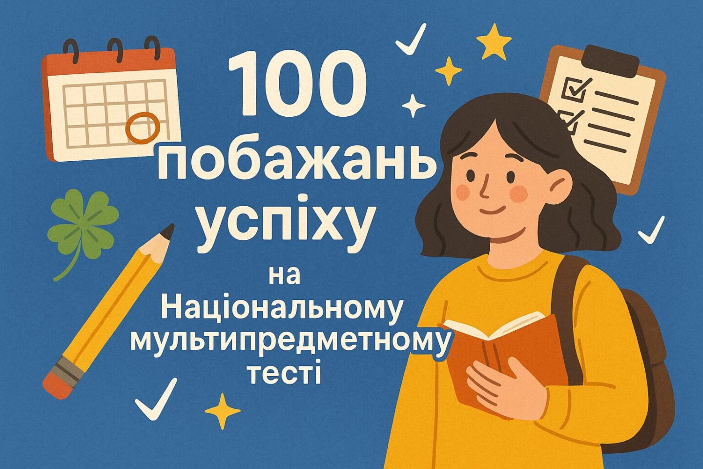 100 побажань успіху на НМТ