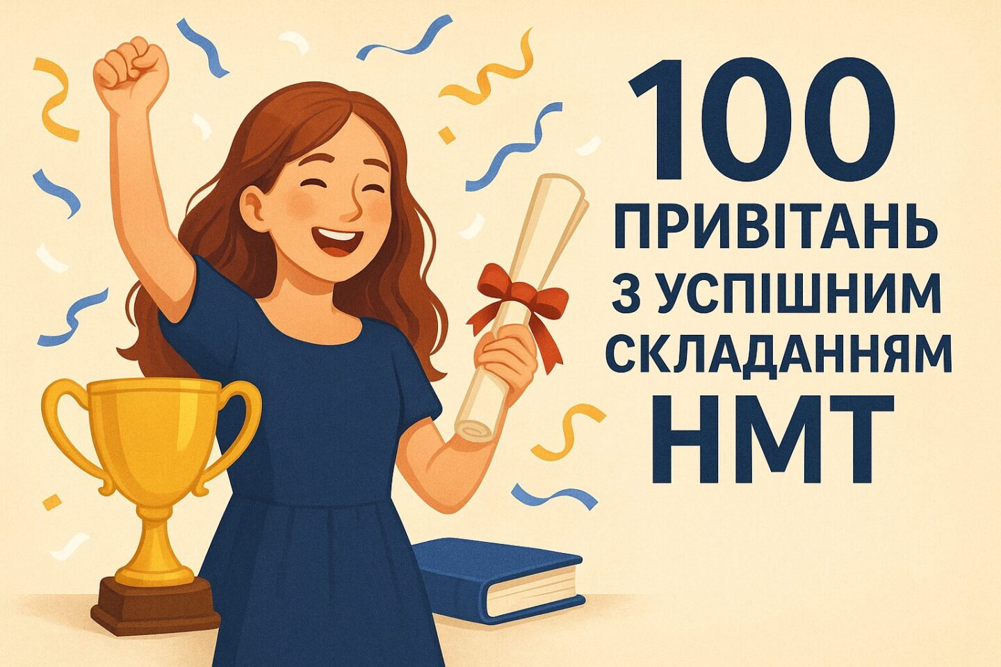 100 привітань з успішним складанням НМТ