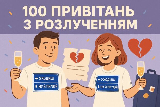 100 привітань з розлученням