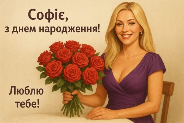 Софіє, з днем народження!