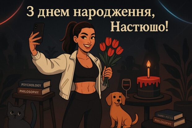 З днем народження, Настюша!