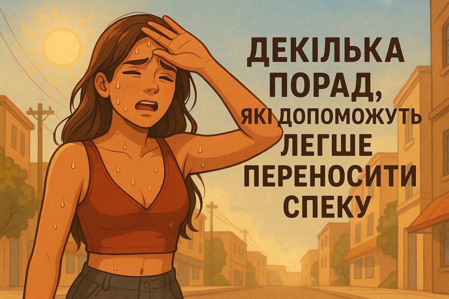 Декілька порад, які допоможуть легше переносити спеку