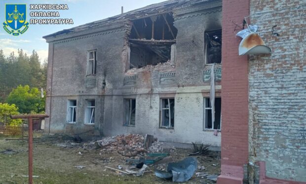 Правоохоронці задокументували наслідки ударів російських БпЛА по Ізюму: двоє людей постраждали