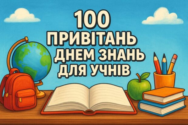 100 привітань з Днем знань для учнів