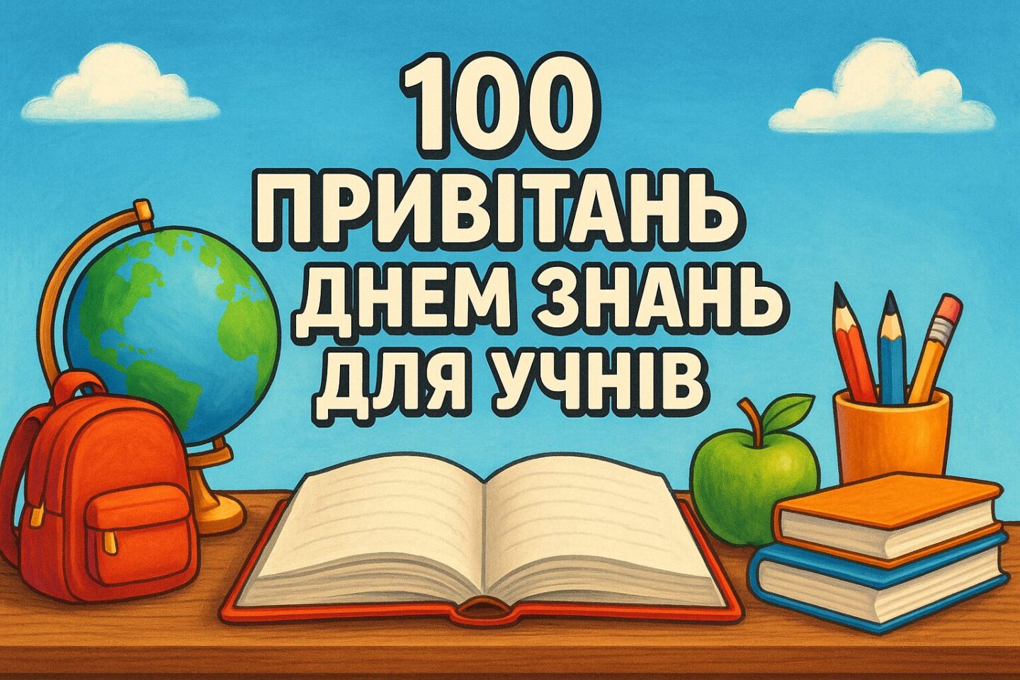 100 привітань з Днем знань для учнів