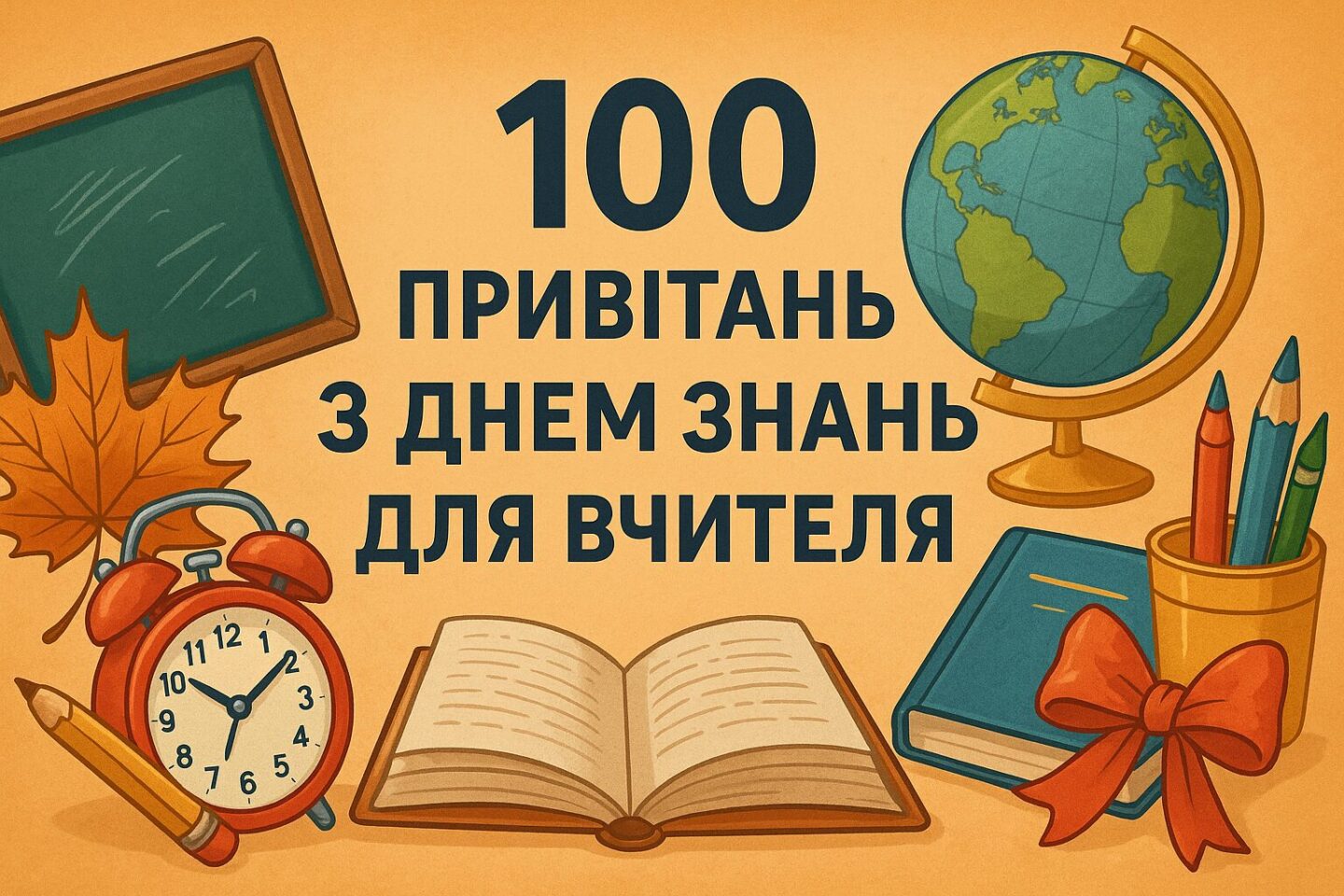 100 привітань з Днем знань для вчителя