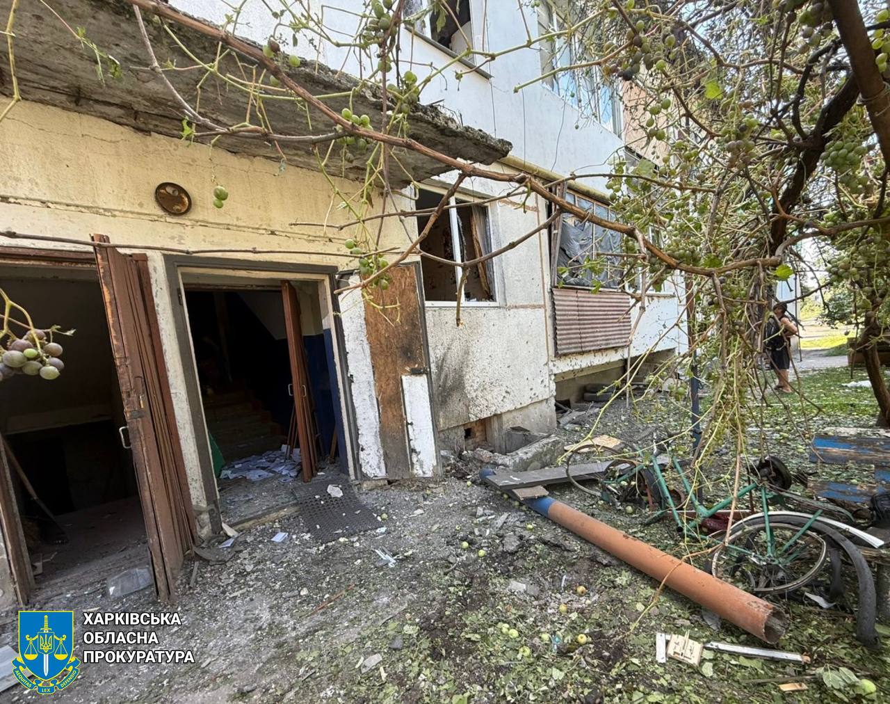 Внаслідок російських ударів на Харківщині постраждали троє людей