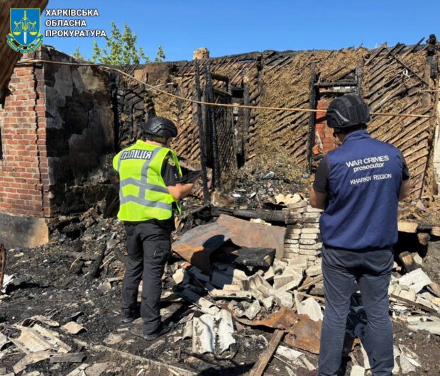 Правоохоронці зафіксували наслідки ударів БпЛА ворога по Харківщині
