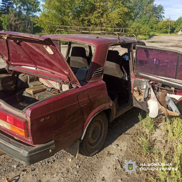 Росіяни вдарили по цивільному автомобілю на Вовчанщині