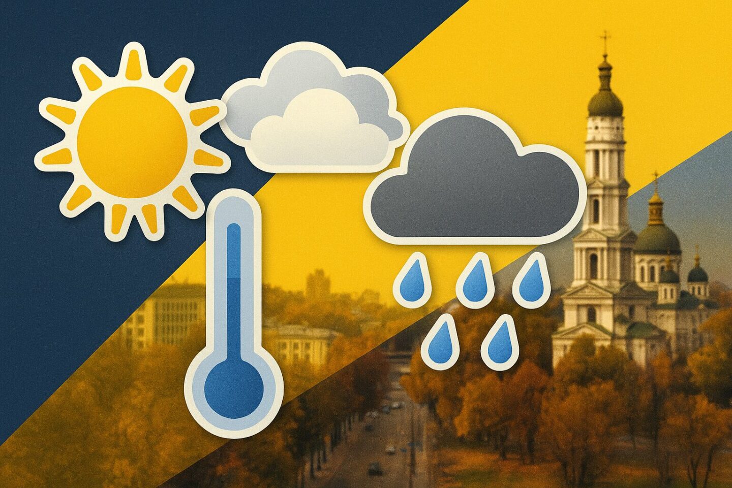Хмарно, до +14°С та вечірній дощ: прогноз погоди у Харкові на 18 листопада