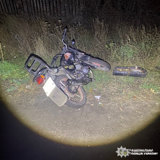 На Харківщині травмувався 12-річний мотоцикліст