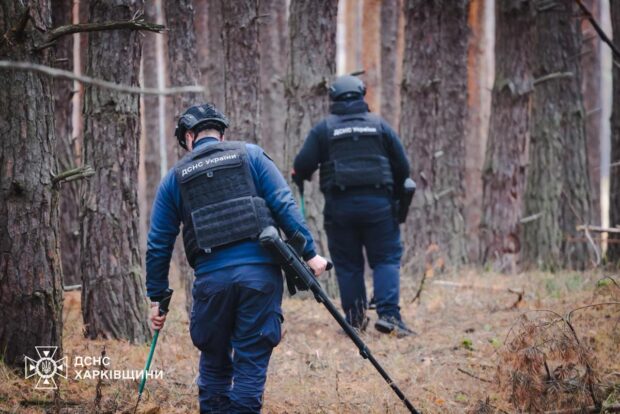 Впродовж тижня сапери ДСНС виявили та знешкодили на Харківщині майже 400 вибухонебезпечних предметів (