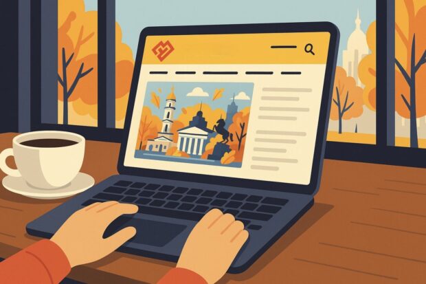 Харків осінь та колаж