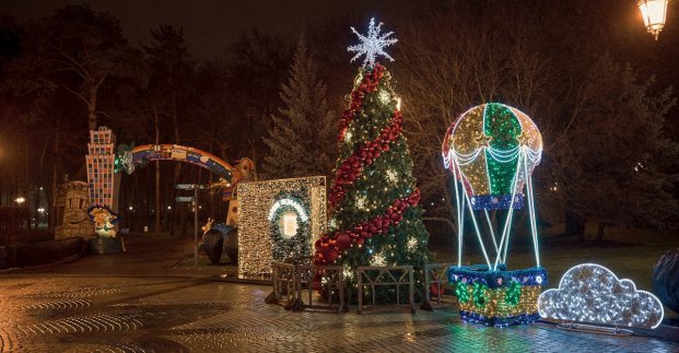 Терехов: Витрати на роботу святкової ілюмінації частково покриють меценати