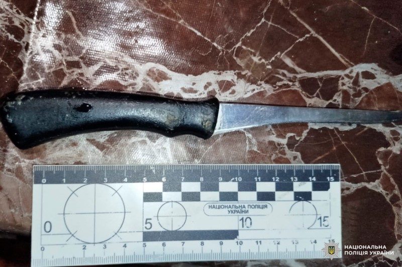 Чоловік у Леб'яже поранив ножем знайомого: поліція відкрила кримінальне провадження