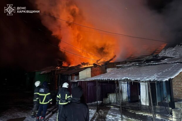 Протягом тижня рятувальники ДСНС ліквідували на Харківщині понад 100 пожеж