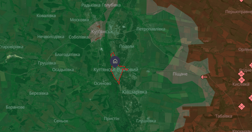 ЗСУ спростували захоплення Куп'янська-Вузлового — селище не під контролем РФ