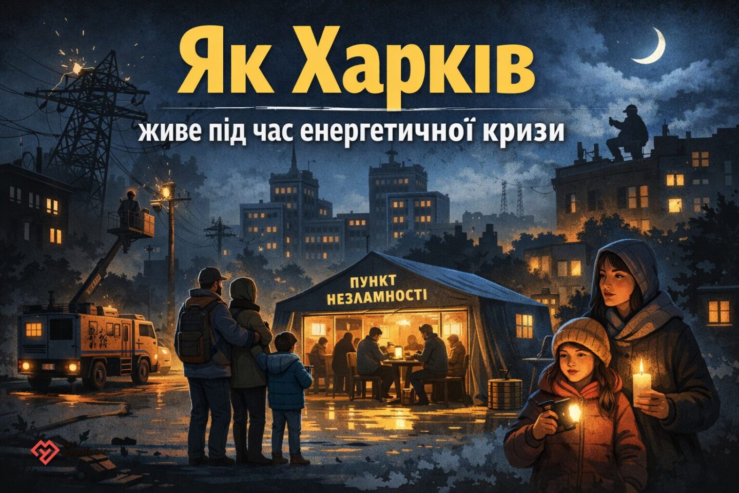 Попри темряву – зі світлом усередині: як Харків живе під час енергетичної кризи
