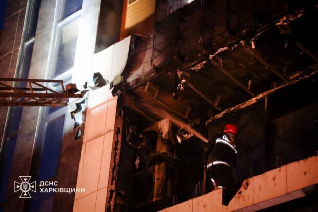 Пожежа в ресторані центру Харкова 21 лютого: ДСНС локалізувала вогонь