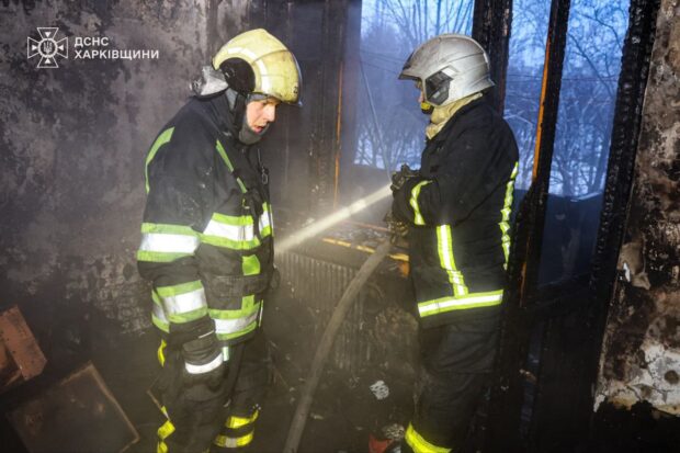 У Харкові чоловік вистрибнув з вікна, рятуючись від пожежі