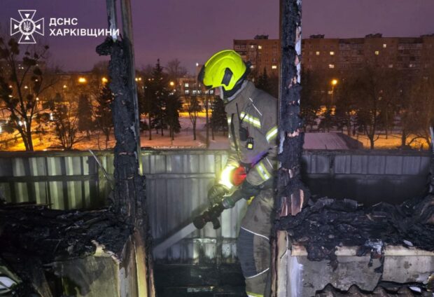 У Харкові під час пожежі загинув 56-річний чоловік