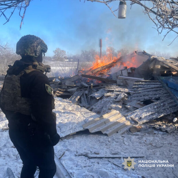 Атака на Вовчанськ 1 лютого: троє постраждалих, дрони, пожежі