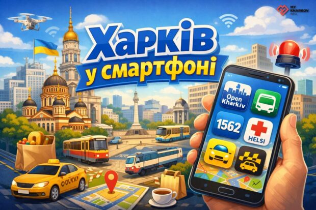 Харків у смартфоні: найкорисніші мобільні застосунки для щоденного життя