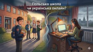 Польська школа чи українська онлайн? Вибір родин у вимушеній еміграції