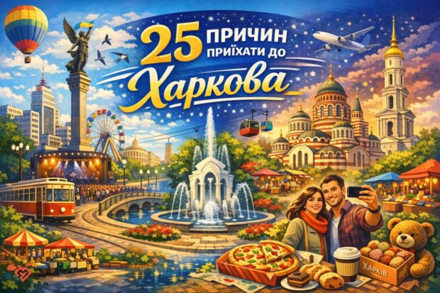 25 причин приїхати до Харкова