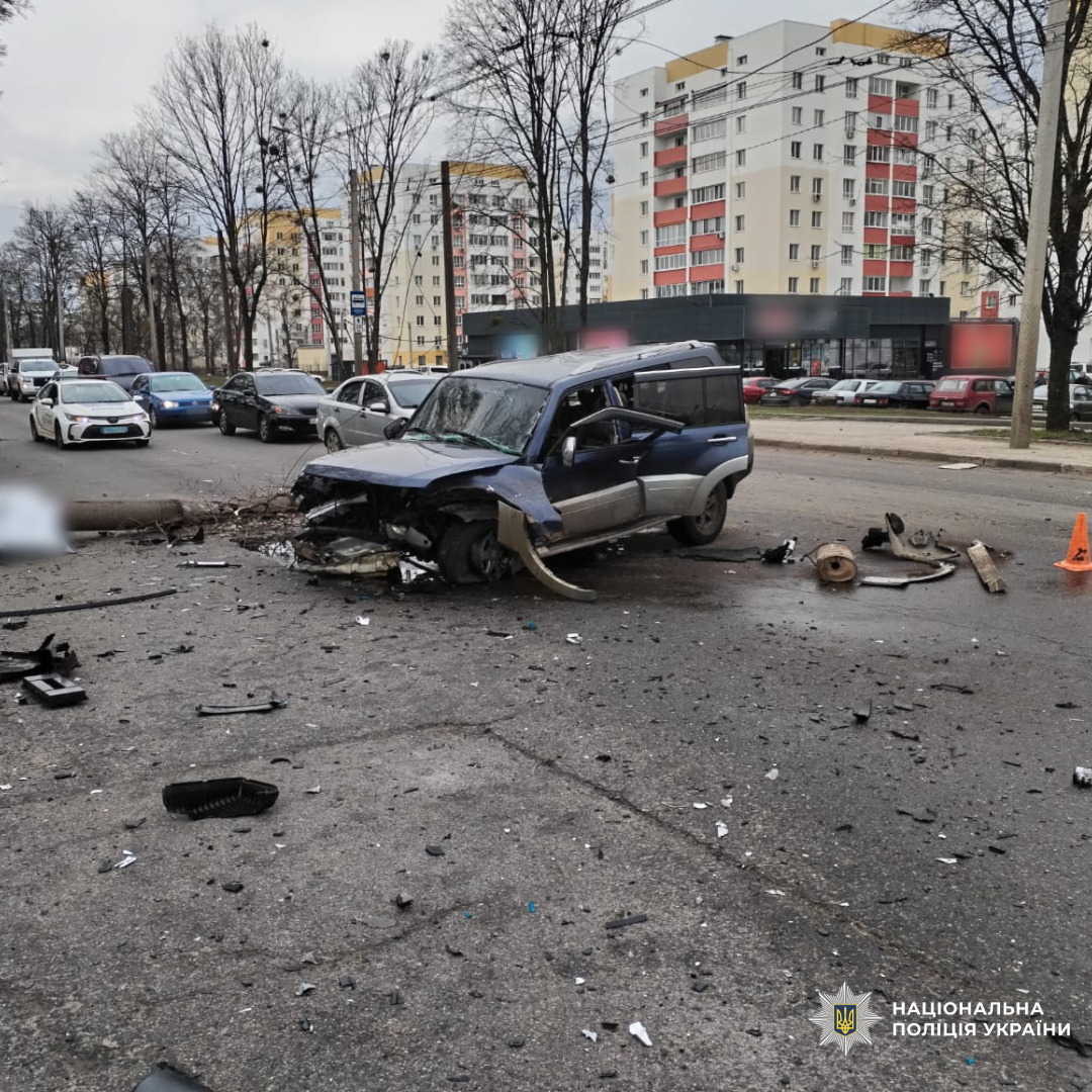 У Харкові внаслідок зіткнення автівок загинув чоловік (фото)