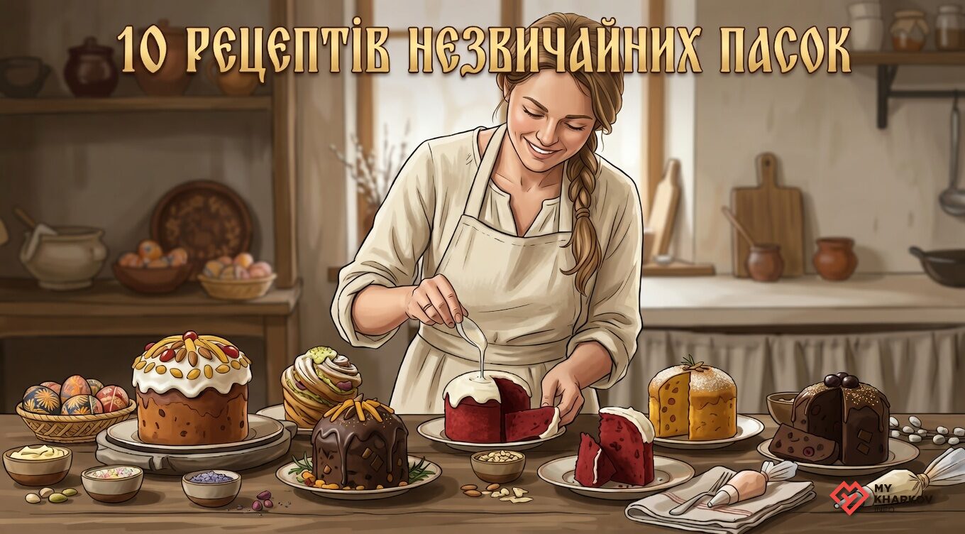 Великдень як мистецтво: 10 рецептів незвичайних пасок